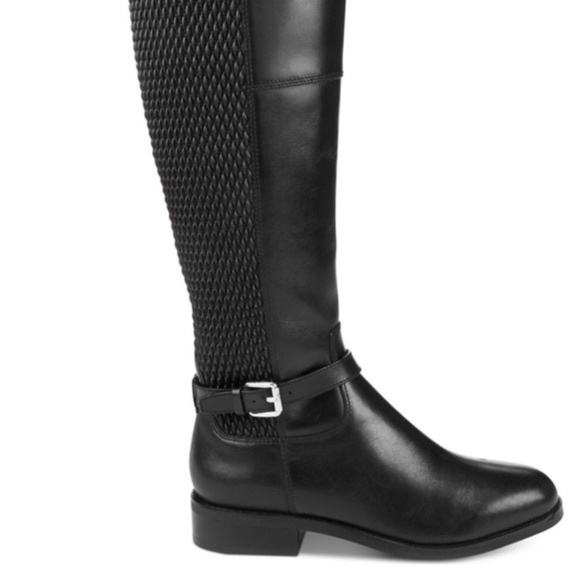 Cole Haan Galina Leather Riding Boots Black Size 7.5 - Picture 4 of 10